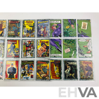 The Phantom 1994 Dynamic Marketing Classic Cards, Complete Set with Rare Lee Falk Birthday G0 Card