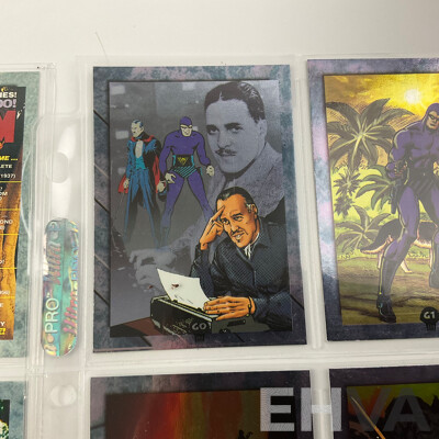 The Phantom 1994 Dynamic Marketing Classic Cards, Complete Set with Rare Lee Falk Birthday G0 Card