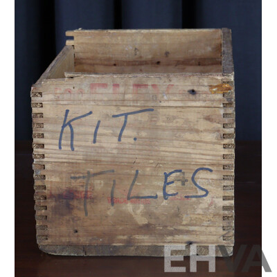 Vintage Timber Explosives Storage Box