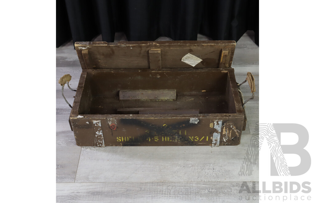 Pair of Vintage Timber Ammo Boxes