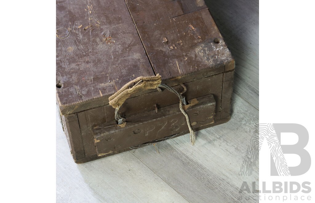 Pair of Vintage Timber Ammo Boxes