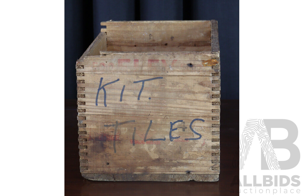 Vintage Timber Explosives Storage Box