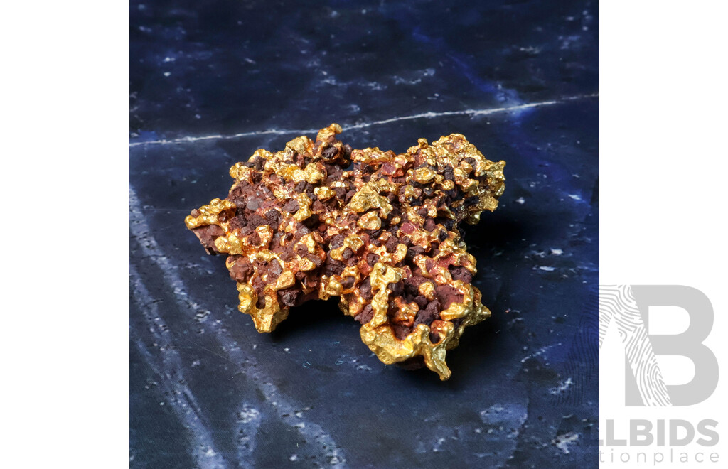 Gold Reef Nugget, XRF 20+CT, 109 Grams - Comes with Certificate of Verification