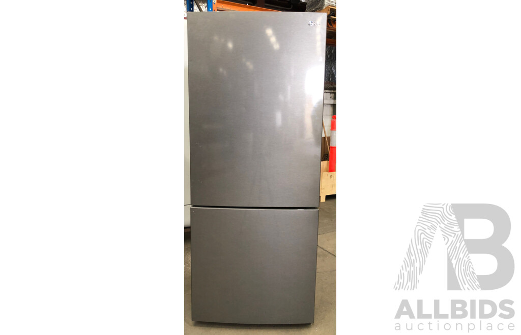 LG 420 Litre Bottom Mount Dark Graphite Fridge/Freezer