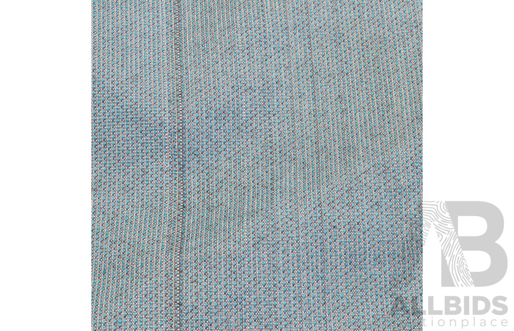 Turkish Made Aqua Rug Solo Shag by Unique Loom