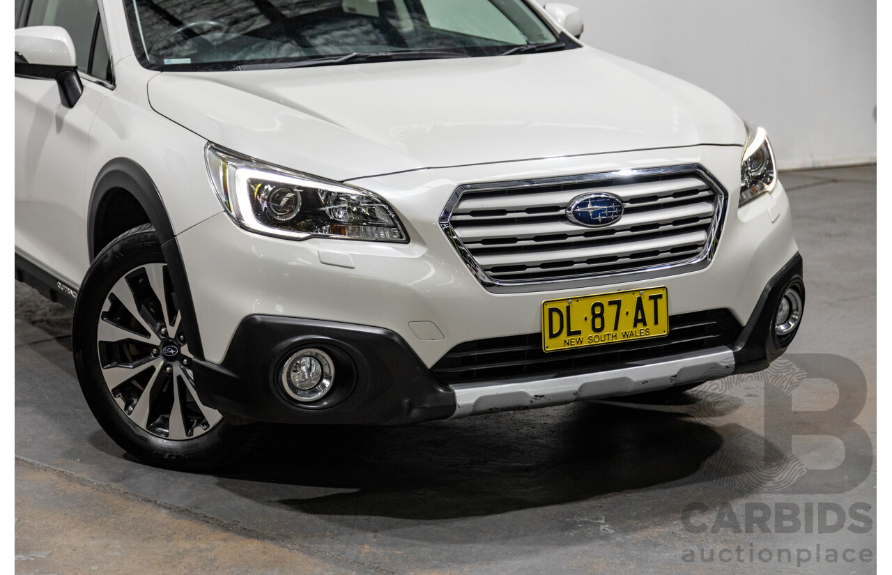 4/2015 Subaru Outback 2.5i Premium (AWD) MY15 4d Wagon Pearl White 2.5L