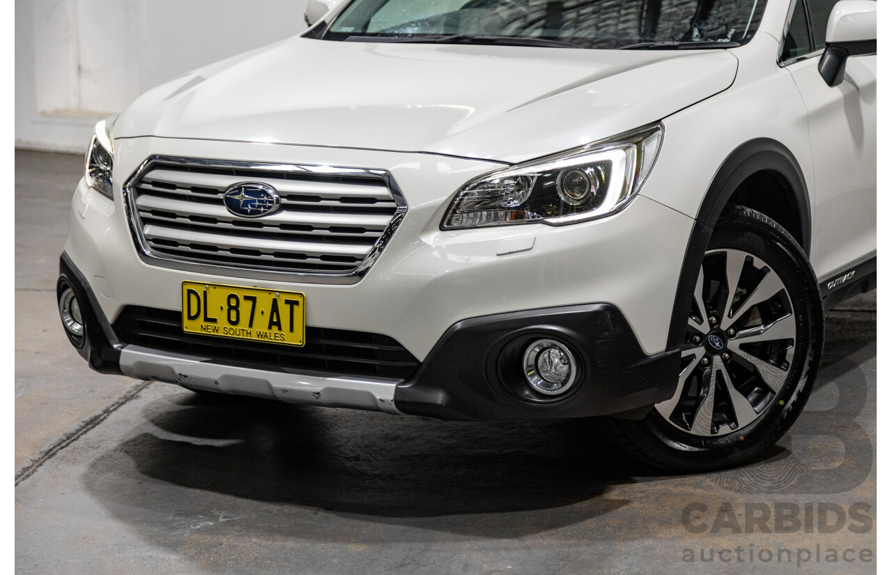 4/2015 Subaru Outback 2.5i Premium (AWD) MY15 4d Wagon Pearl White 2.5L