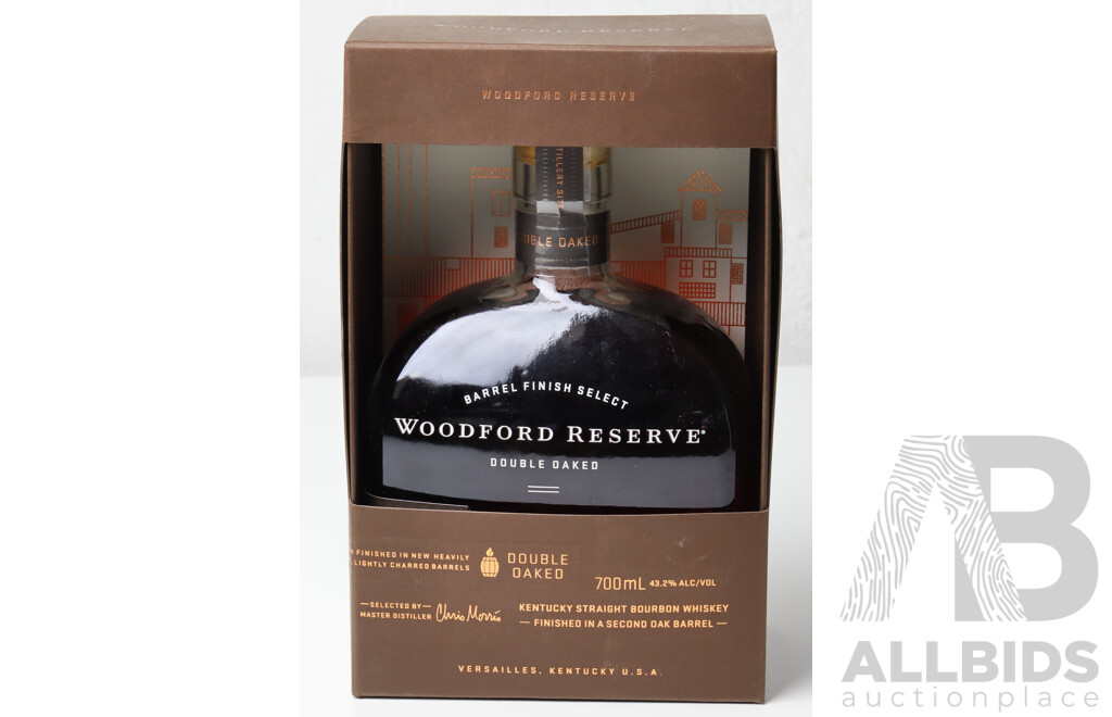 Boxed Woodford Reserve Double Baked Bourbon