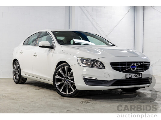 1/2014 Volvo S60 T4 Kinetic F MY14 4d Sedan Ice White Turbo 1.6L