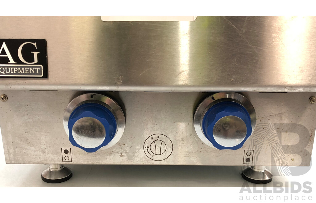 AG Two Burner Natural Gas Cooktop - New - ORP $950.00