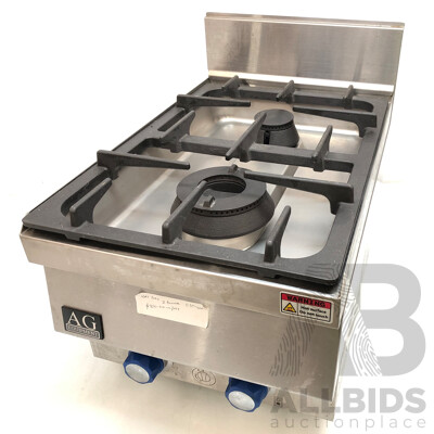 AG Two Burner Natural Gas Cooktop - New - ORP $950.00