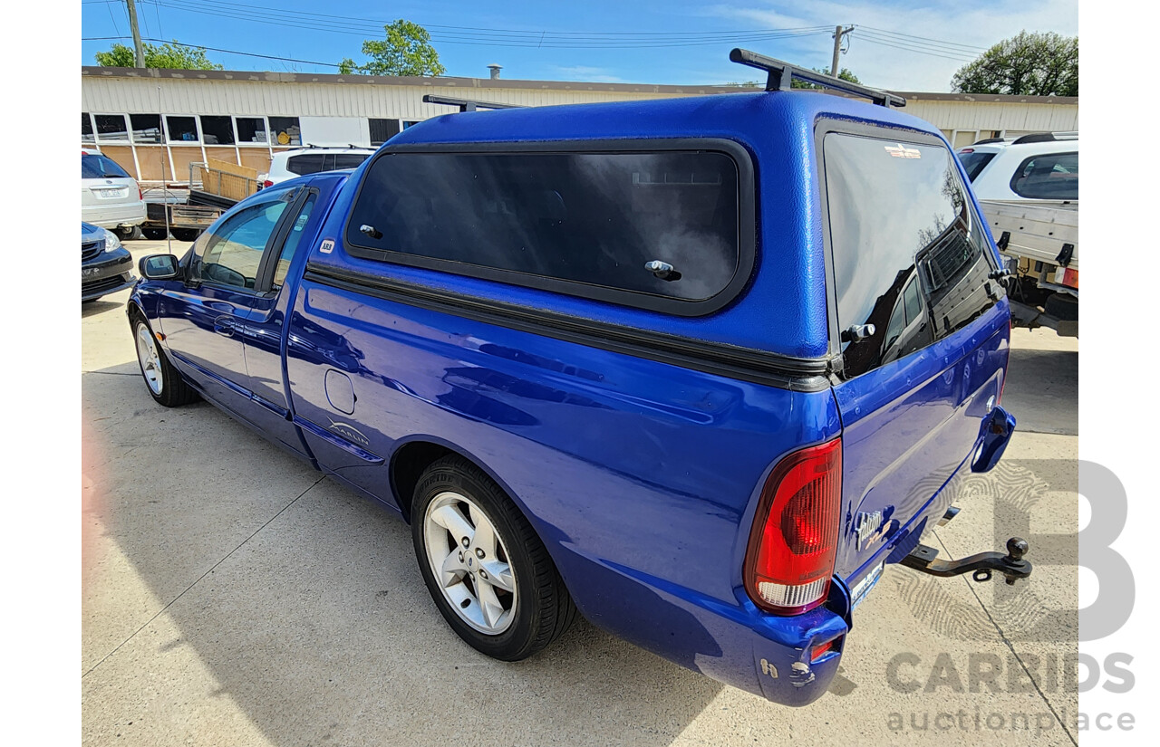 5/2001 Ford Falcon XLS AUII Utility Blue 4.0L