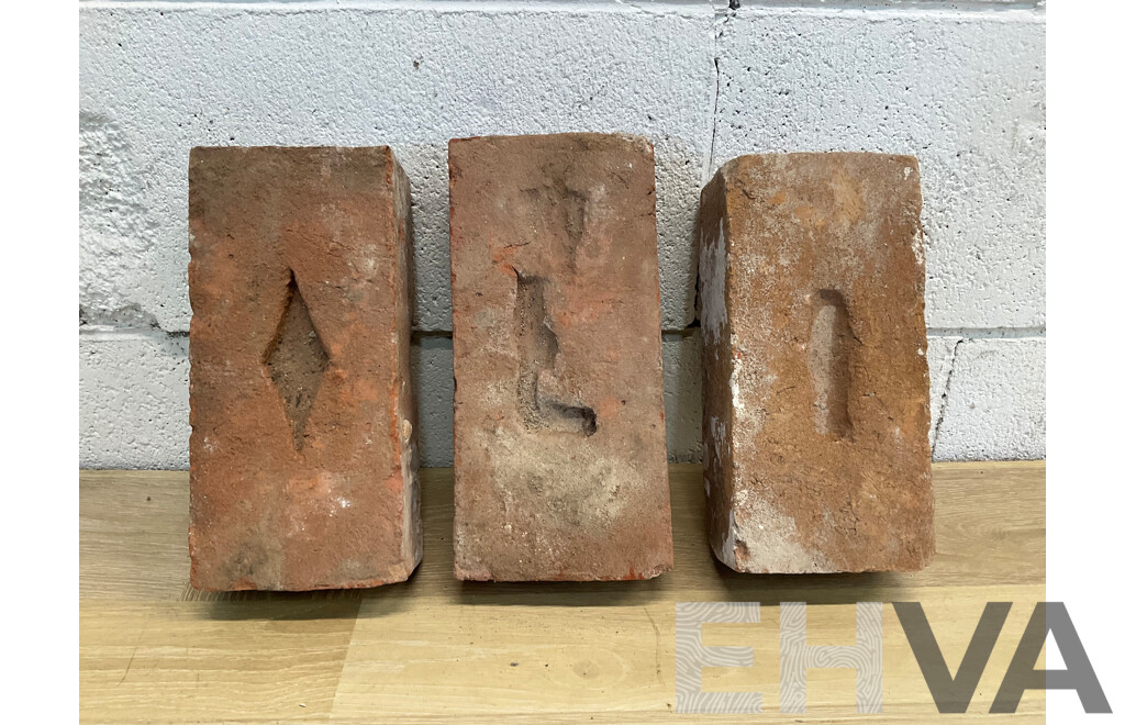Convict Bricks - Lot of 3