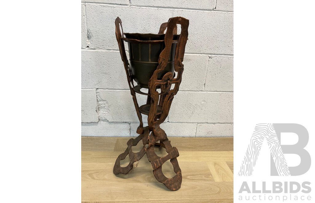 Vintage Iron Plant Stand