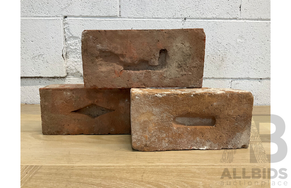 Convict Bricks - Lot of 3