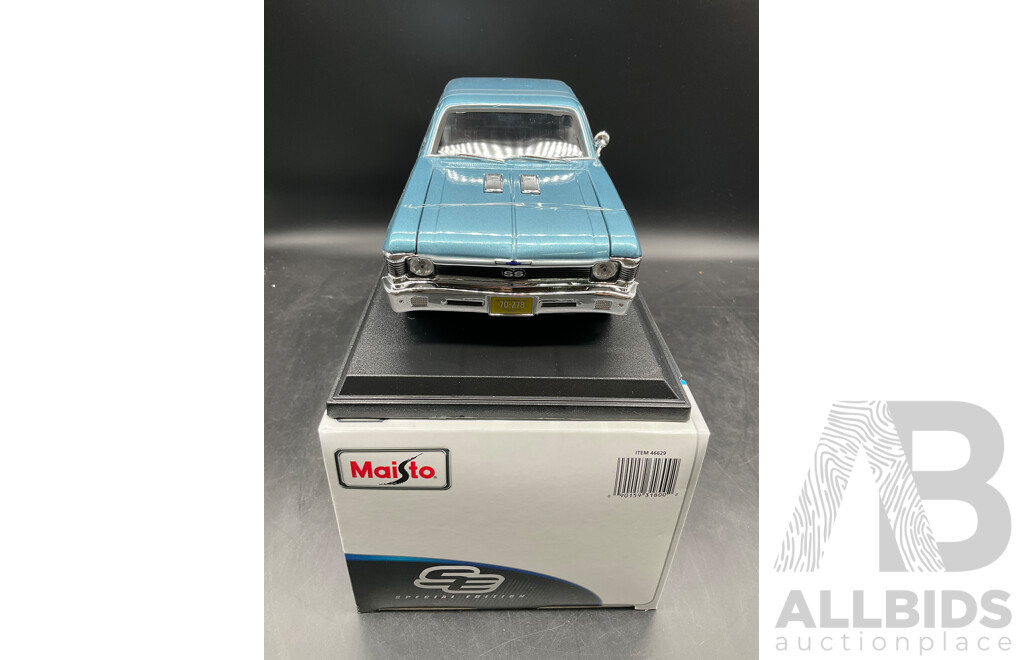 1970 Chevrolet Nova SS Coupe and 1968 Chevrolet Camaro Z/28 Coupe - 1/18 Scale