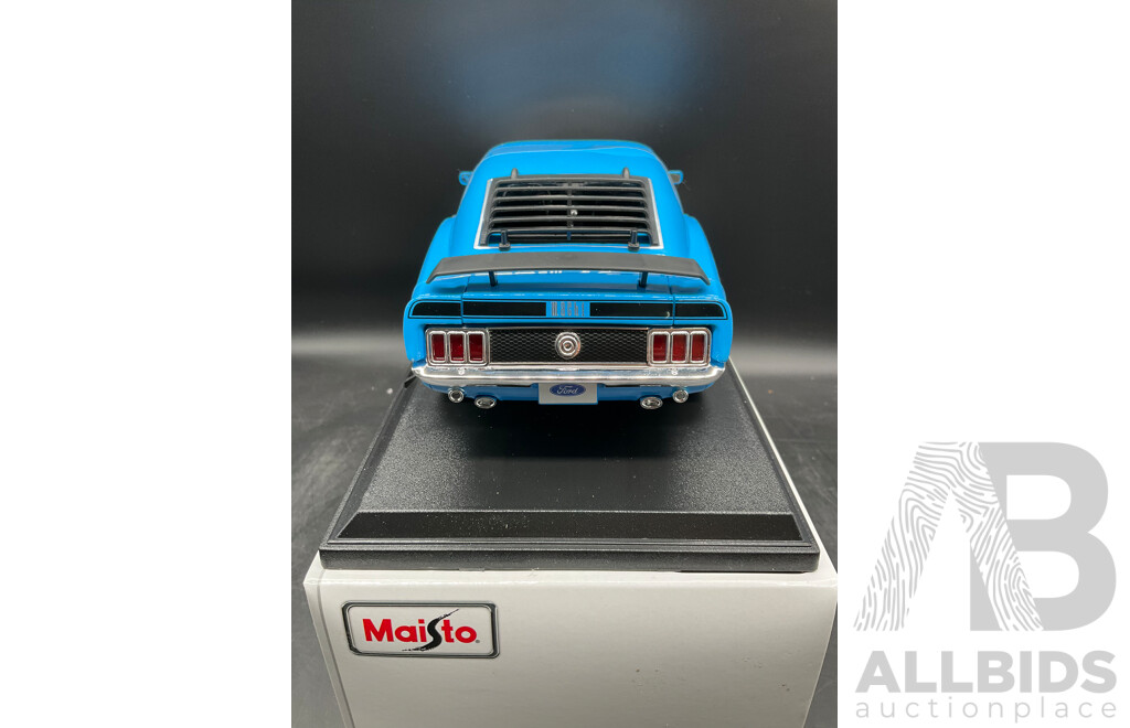 1968 Ford Mustang GT Cobra Jet and 1970 Ford Mustang Match 1 - 1/18 Scale