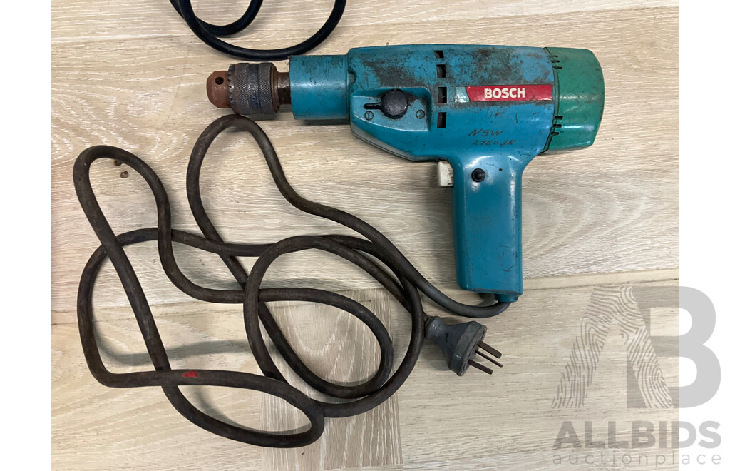 BOSH, AEG, RYOBI - Assorted Power Tools - Lot of 4