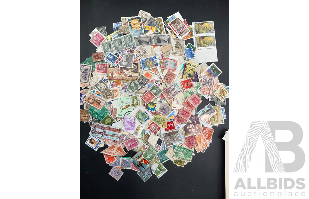 Collection of Australian and International Circulated Stamps