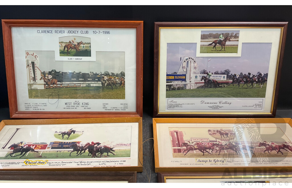 Lot of 8 Vintage Horse Racing Memorabilia