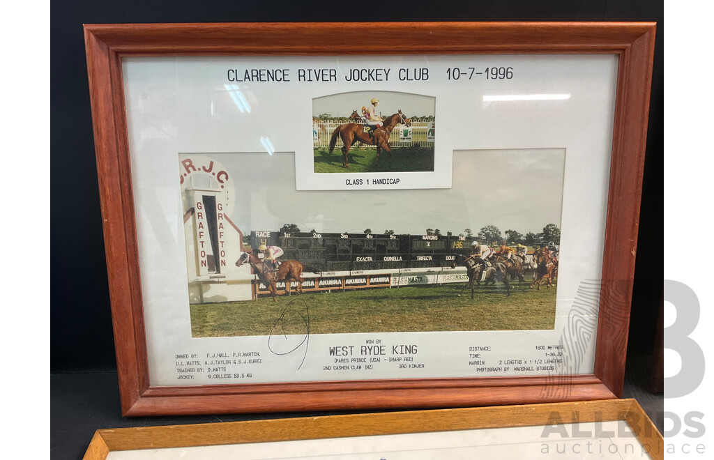 Lot of 8 Vintage Horse Racing Memorabilia