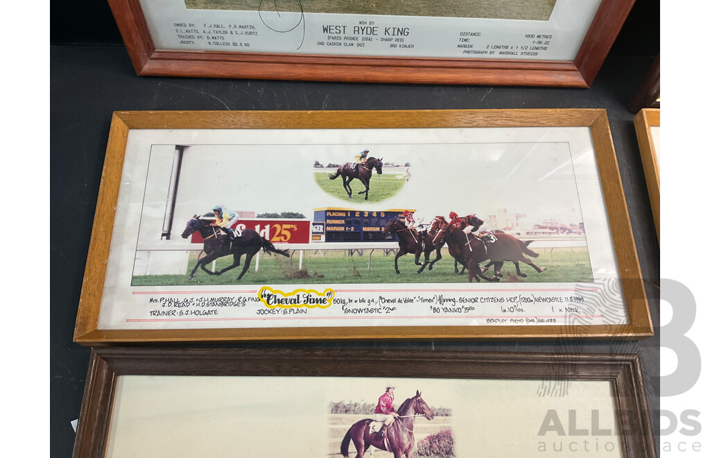 Lot of 8 Vintage Horse Racing Memorabilia