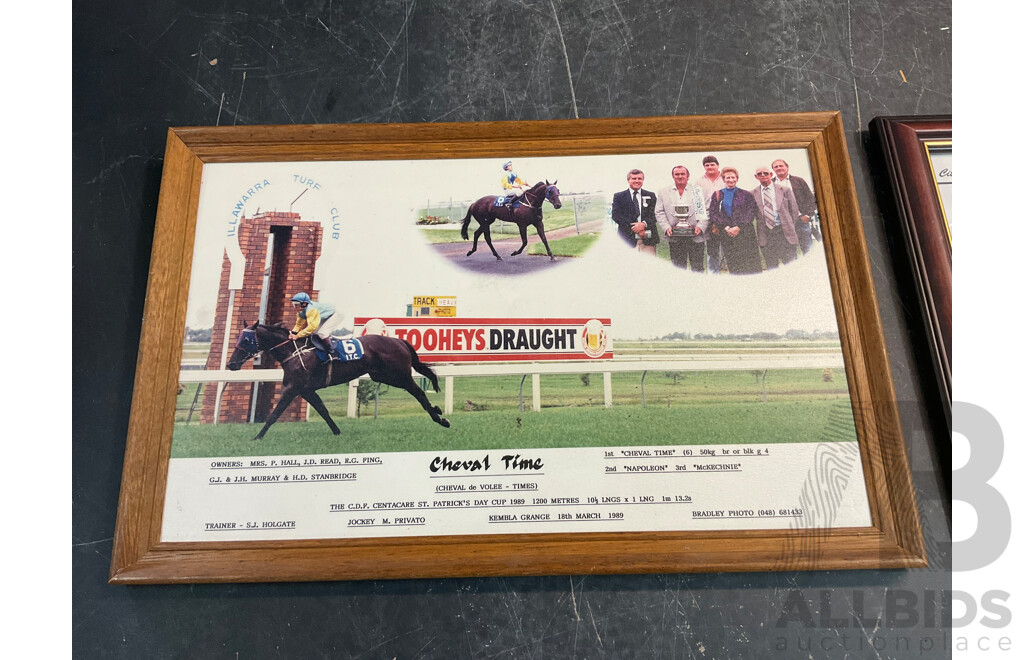 Lot of 8 Vintage Horse Racing Memorabilia