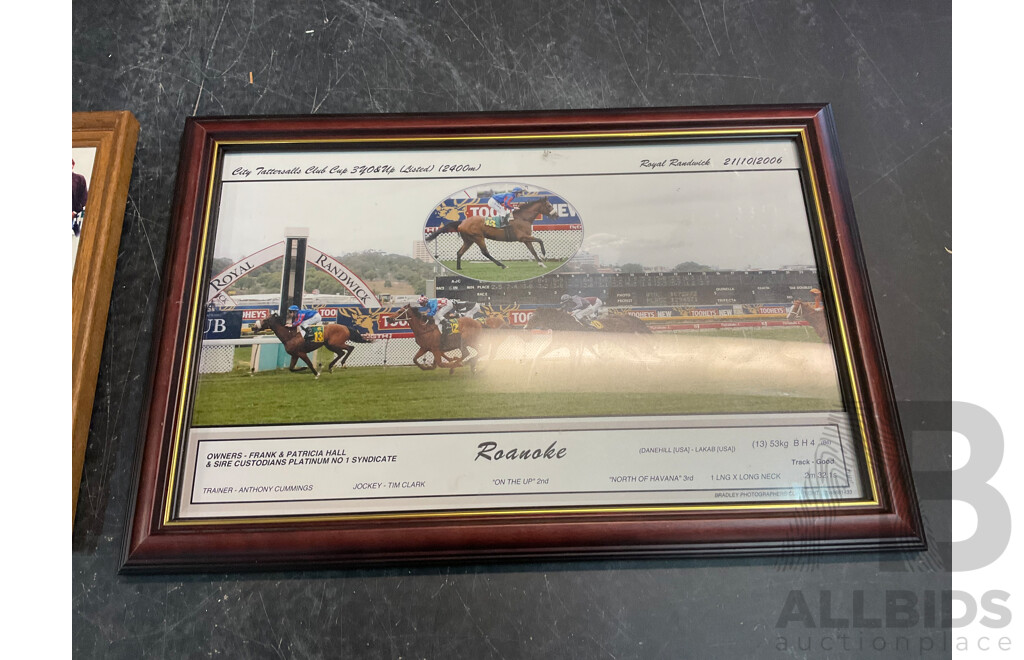 Lot of 8 Vintage Horse Racing Memorabilia