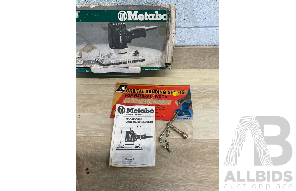 Metabo Expert 4320/4321 Vintage Sander 1969