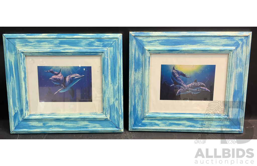 Lot of 2 Dolphin Artworks