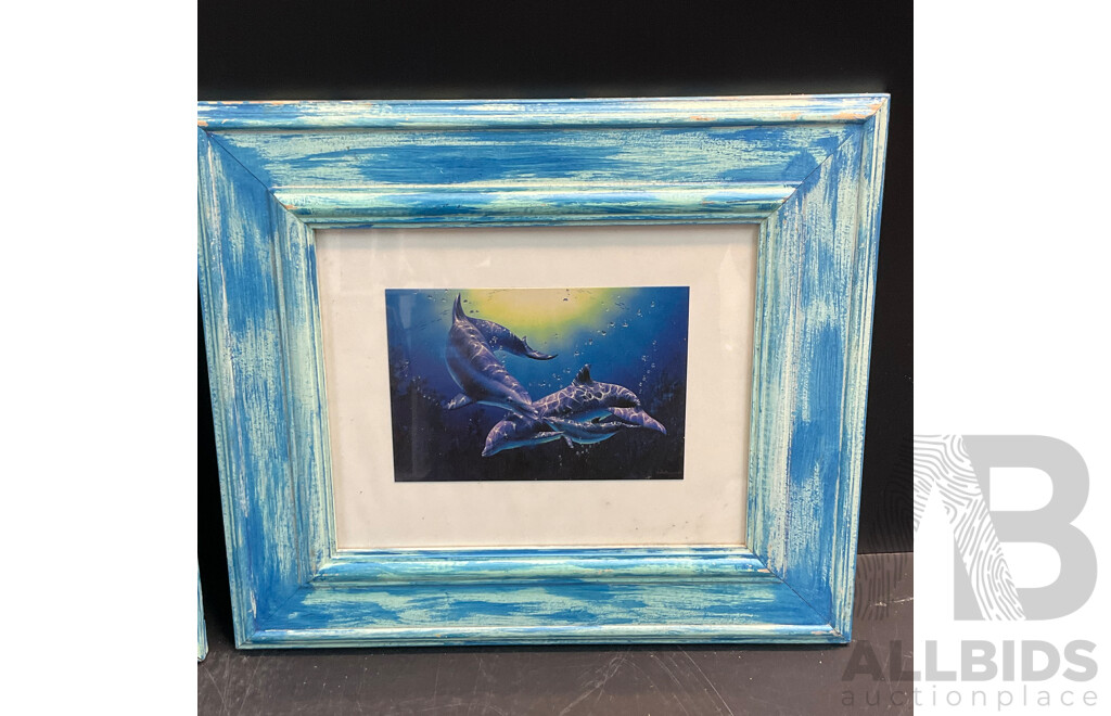 Lot of 2 Dolphin Artworks