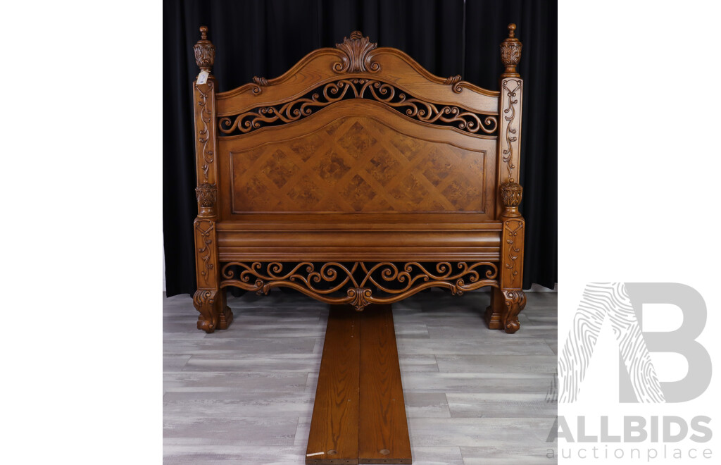 King Size Hardwood Bed Frame