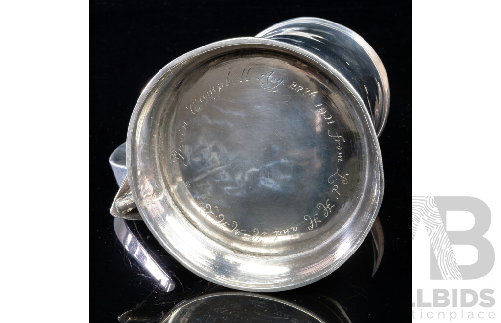 Antique English Sterling Silver George III Tankard, London 1785, Hester Bateman, Weight: 295Gm