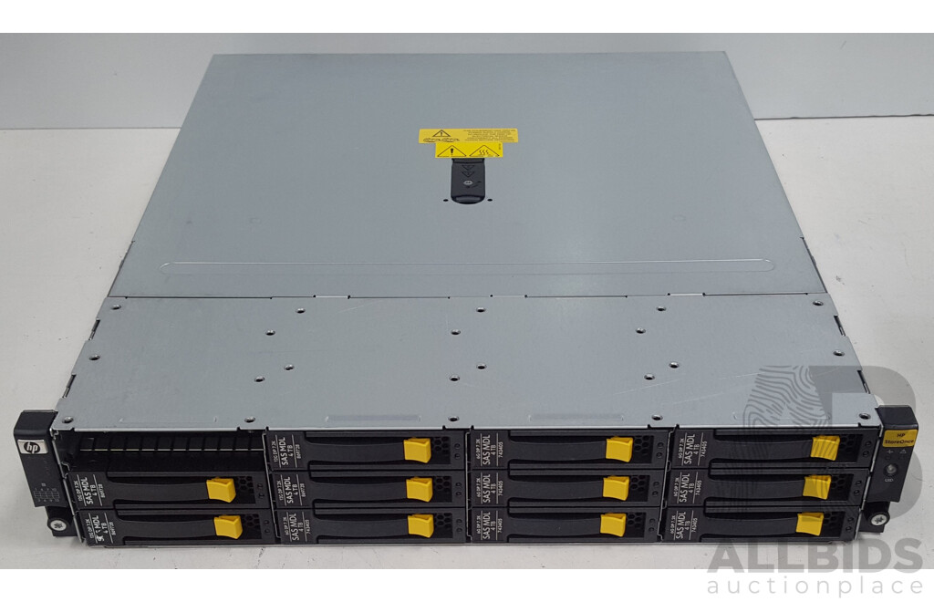 HP StoreOnce 12-Bay 2RU Hard Drive Array w/ 44TB of Total Storage