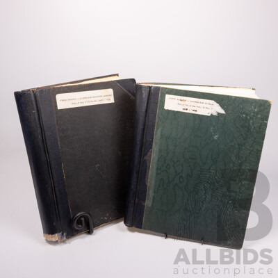 Two First Edition Vintage Australian Walkabout Magazines in Binders, 1935 & 36