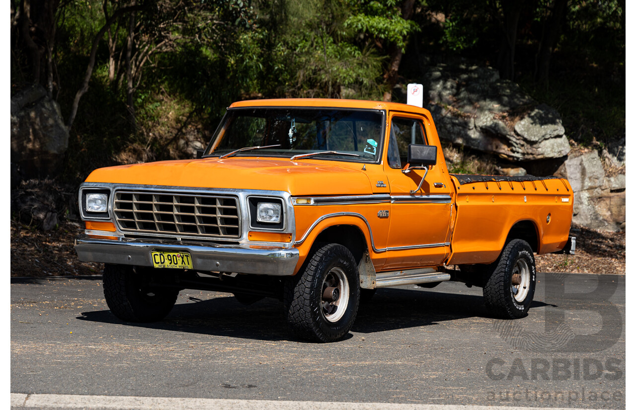 1/1979 Ford F100 Custom (4x4) Utility Tangerine Orange V8 5.8L