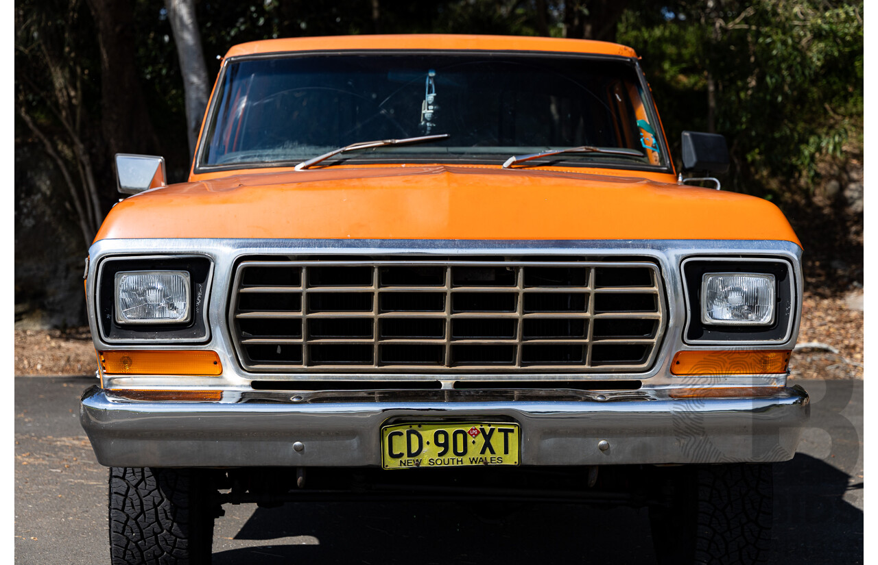 1/1979 Ford F100 Custom (4x4) Utility Tangerine Orange V8 5.8L