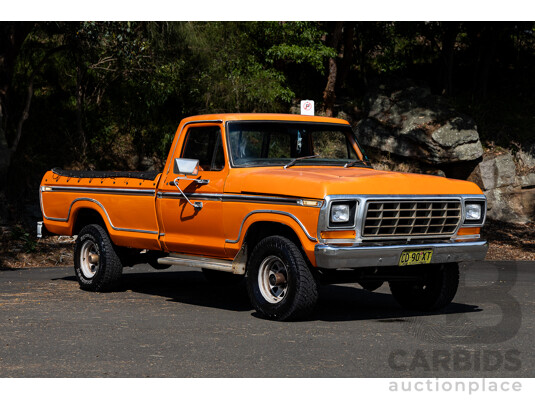 1/1979 Ford F100 Custom (4x4) Utility Tangerine Orange V8 5.8L