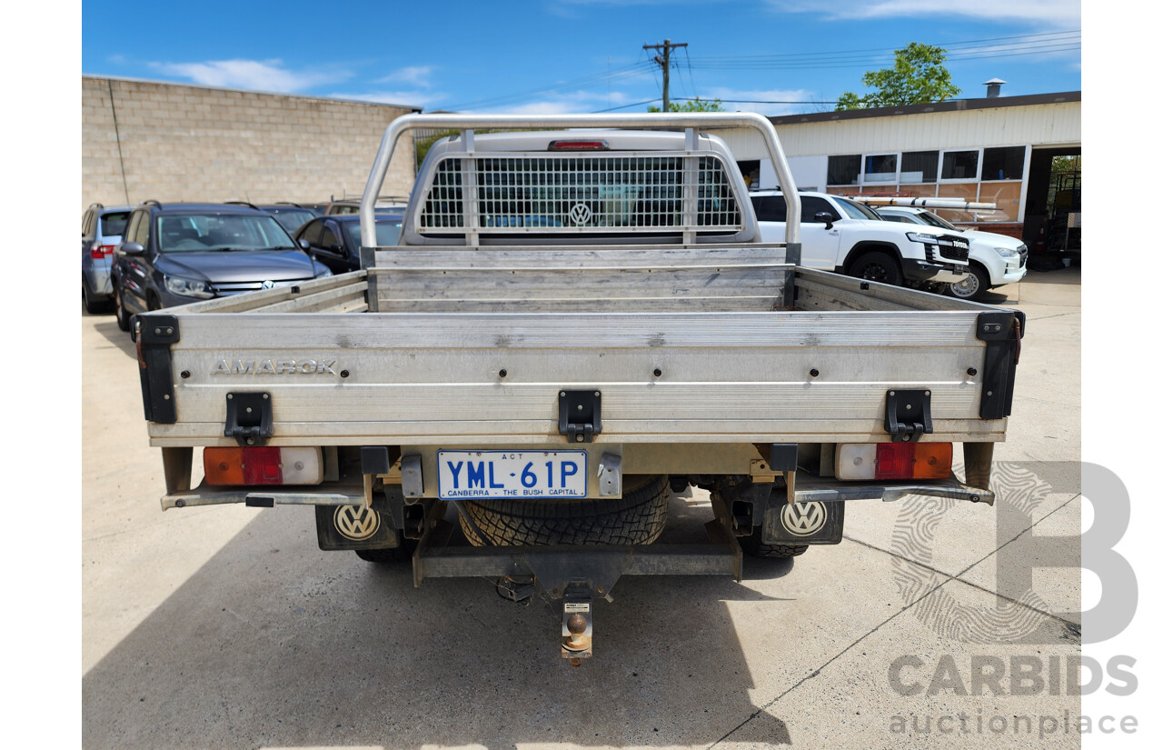 4/2015 Volkswagen Amarok Tdi420 CORE Edition (4x4) 2H MY15 Dual C/Chas Gold 2.0L