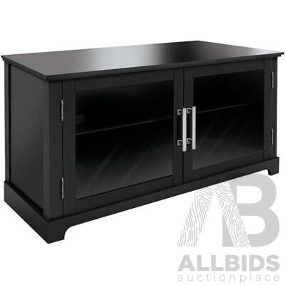 Deep Black Bell'O Audio/Visual Cabinet