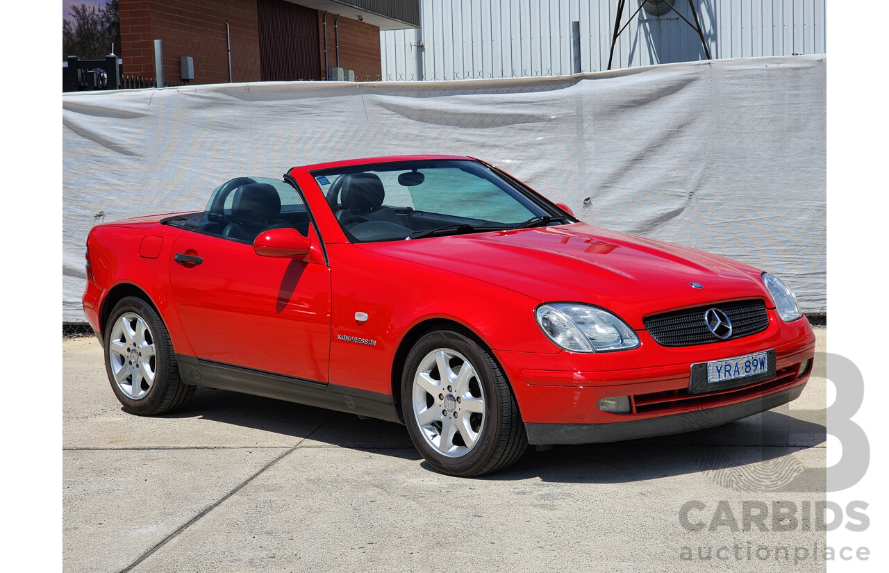 1/1999 Mercedes-Benz Slk230 Kompressor  2d Convertible Red 2.3L