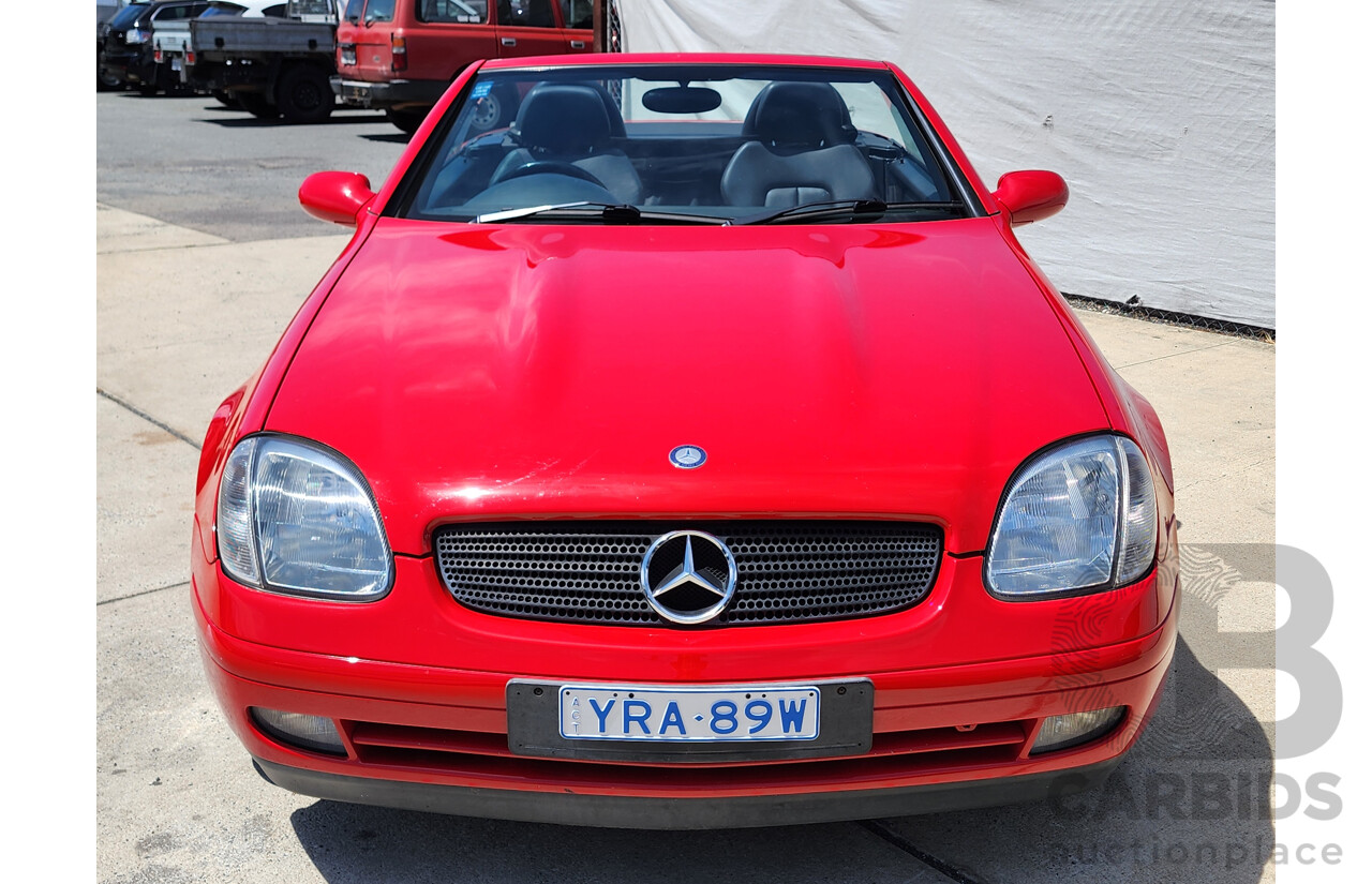 1/1999 Mercedes-Benz Slk230 Kompressor  2d Convertible Red 2.3L