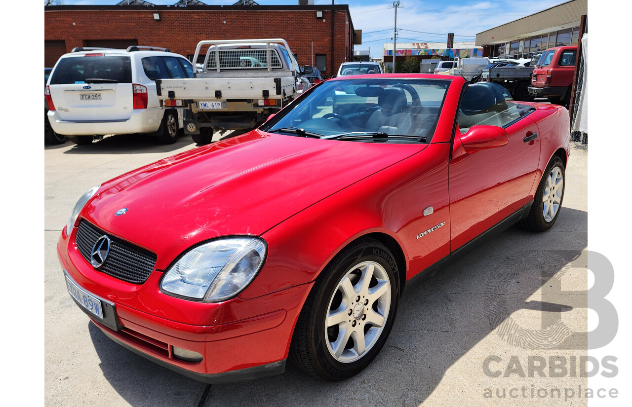 1/1999 Mercedes-Benz Slk230 Kompressor  2d Convertible Red 2.3L