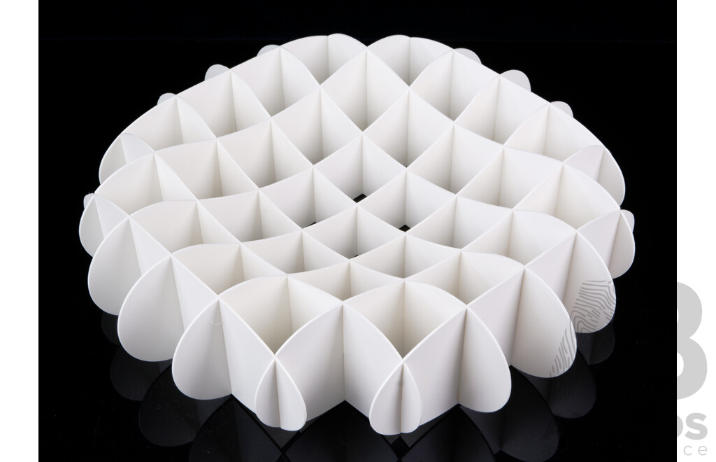 The Grid Bowl Designed by Ross McBride for Normal, Produced by Duende, White, in Original Box