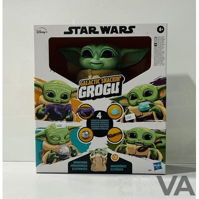 Star Wars Galactic Snackin’ Grogu Animatronic Toy New in Original Packaging