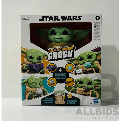 Star Wars Galactic Snackin’ Grogu Animatronic Toy New in Original Packaging