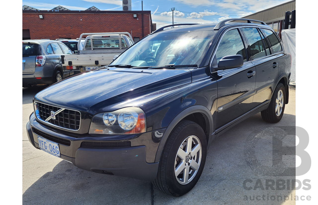 8/2005 Volvo Xc90 2.5T  4d Wagon Black 2.5L