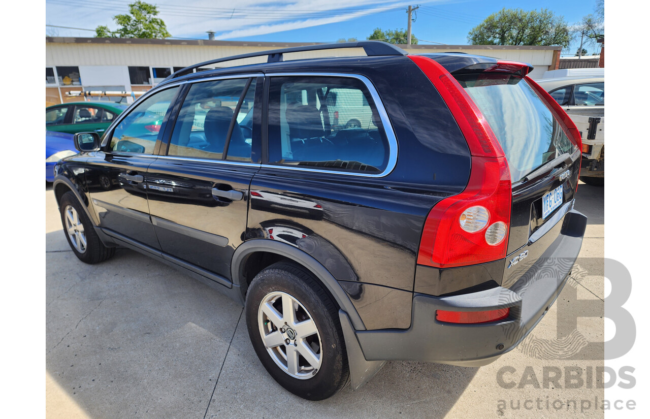 8/2005 Volvo Xc90 2.5T  4d Wagon Black 2.5L