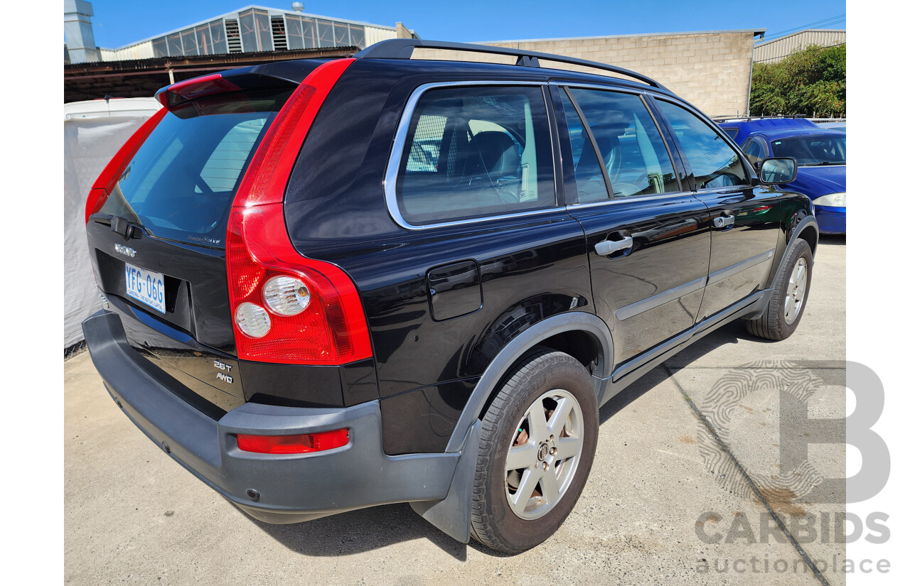 8/2005 Volvo Xc90 2.5T  4d Wagon Black 2.5L