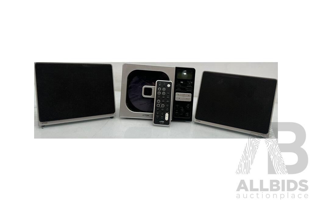 TDK IWave Sound System and CD Sound System with Power Supply